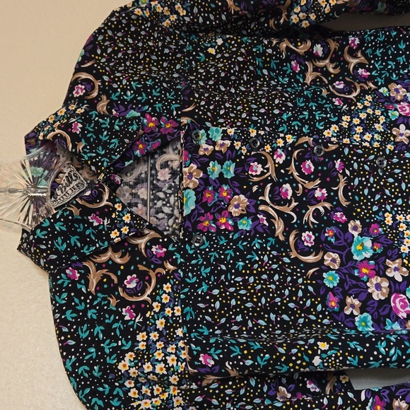 Vtg cropped western button down - Picture 5 of 10